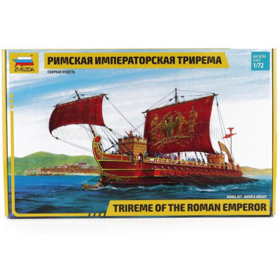 ZVEZDA BOAT VELIERO TRIREME OF THE ROMAN EMPEROR 1/100