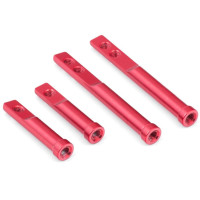 Alumínium karosszériaoszlopok az első és hátsó lengéscsillapító tornyokra (agancsokra) történő rögzítéshez, mágnesekkel és rögzítő tartozékokkal együtt.