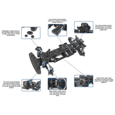 DC10 Drift Kit stavebnice (2WD)