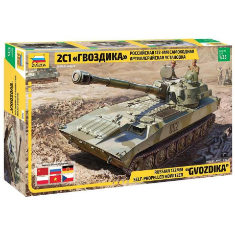 Model Kit military 3660 - 2S1 Gvozdika S.P. Howitzer (1:35)