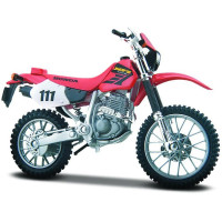 Modell enduro motorkerékpár 1:18 méretarányban Maisto 00335 Honda XR400R nem csak gyűjtőknek. Részletes kivitelezés, nagyon kedvező ár, hossza kb. 12 cm.