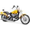 1:18 méretarányú közúti motorkerékpár Maisto 19139 Harley-Davidson 2001 FXDWG Dyna Wide Glide Harley-Davidson 2001 FXDWG Dyna Wide Glide modell műanyag alapon nem csak gyűjtőknek. Részletes kivitelezés, nagyon kedvező ár, hossza kb. 13 cm.