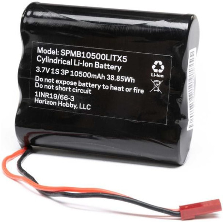 Spektrum 3.7V 1S 10500mAh Li-Ion Transmitter Battery: iXSR