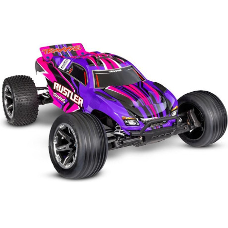 Traxxas Rustler 1:10 HD RTR růžový
