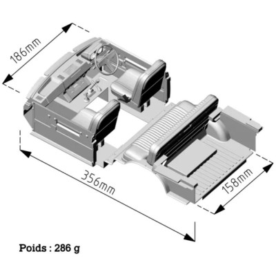 Kompletní interiér pro ABS karoserii DISCO