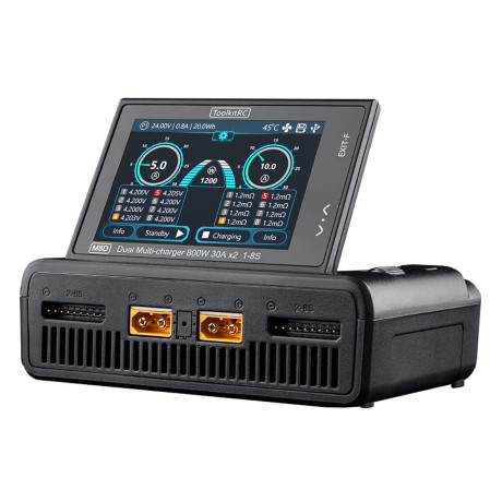 ToolkitRC Q4AC LiPo 1-4S 5A Quad Charger AC/DC