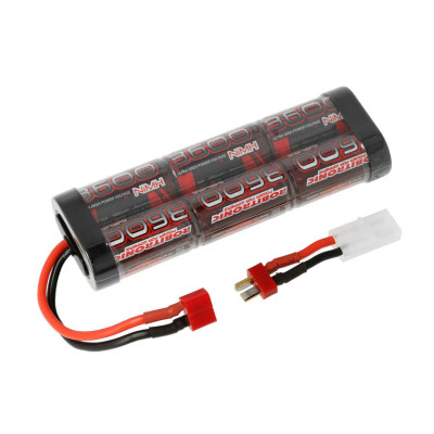 Robitronic NiMH Battery 3600mAh 7,2V Stick Pack T-Plug & Tamiya