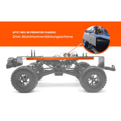 MODSTER Predator Elektro Brushed Crawler 4WD 1:10 RTR
