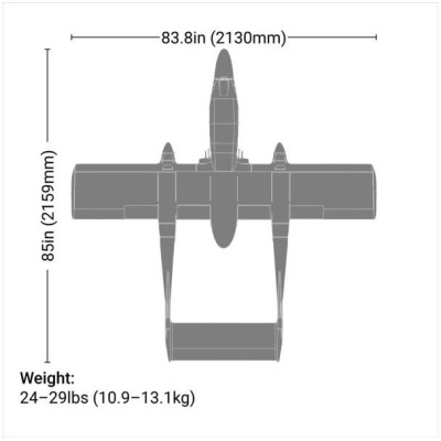 Hangar 9 OV-10 Bronco 20cc ARF + zatahovací podvozek