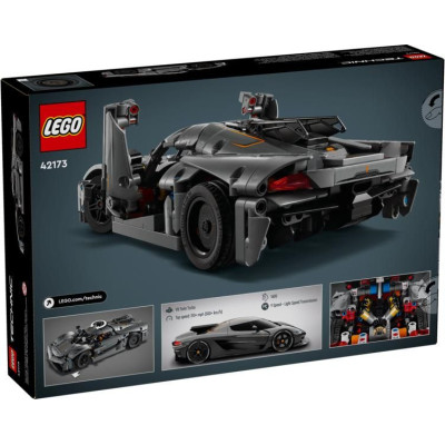 LEGO Technic - Šedé hyperauto Koenigsegg Jesko Absolut