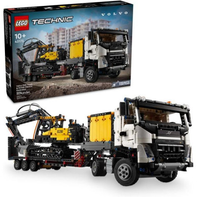 LEGO Technic - Nákladní auto Volvo FMX a elektrický bagr Volvo EC230