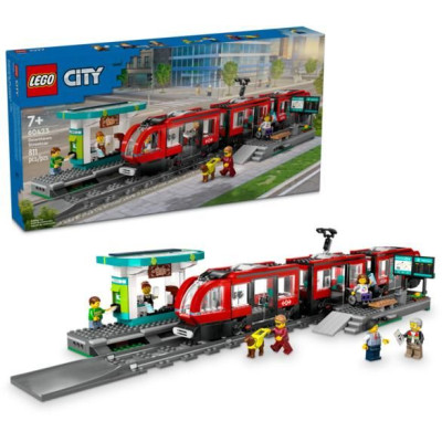 LEGO City - Tramvaj a zastávka v centru města
