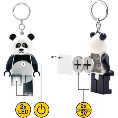 LEGO svítící klíčenka - Panda