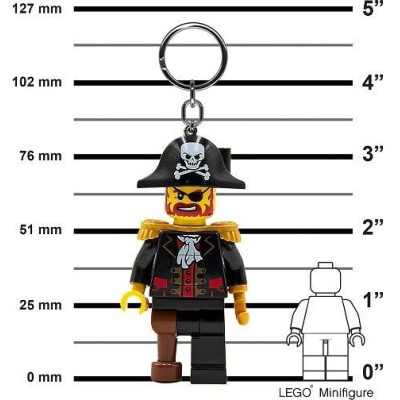 LEGO svítící klíčenka - Kapitán Brickbeard