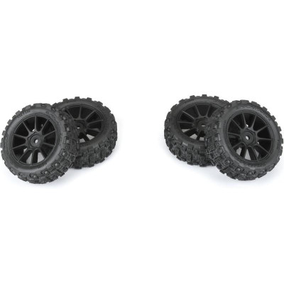 Pro-Line kolo 1.9" Badlands MX Buggy, Mach-10 disk černý: Typhon GROM