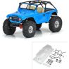 Pro-Line 1:10 Toyota Land Cruiser FJ40 313 mm-es tengelytávval. Alkalmas expedíciós és rock crawler RC modellekhez (SCX10). Tartós lexánból készült átlátszó karosszéria, festést igényel. Ablakmaszk és matricalap a megjelenés teljessé tételéhez. 