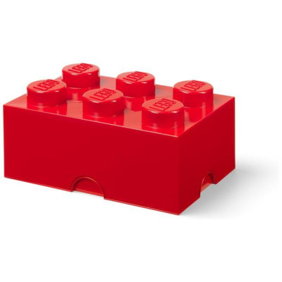 LEGO úložný box 250x375x180mm - červený