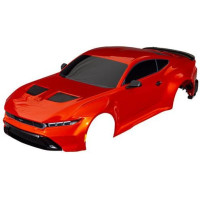 Pótalkatrész RC autó modellekhez Traxxas 4-Tec Drift Ford Mustang: karosszéria réz kivitelben, tartalmazza az oldalsó tükröket, spoilert, hűtőrácsot, légbeömlőket, klipszek nélkül.