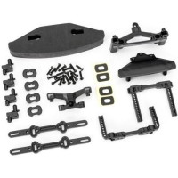 Traxxas 4-Tec Drift Ford Mustang karosszéria tartozékok (a #10511-hez) - karosszériatartó (szett).