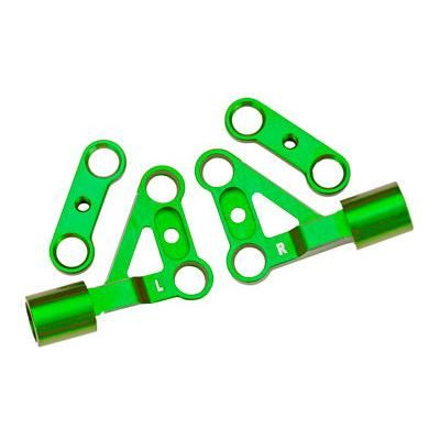 Traxxas rameno podvozku přední horní hliníkové zelené (pár)