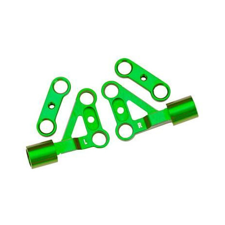 Traxxas rameno podvozku přední horní hliníkové zelené (pár)