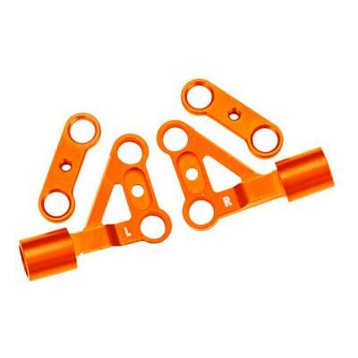 Traxxas rameno podvozku přední horní hliníkové oranžové (pár)