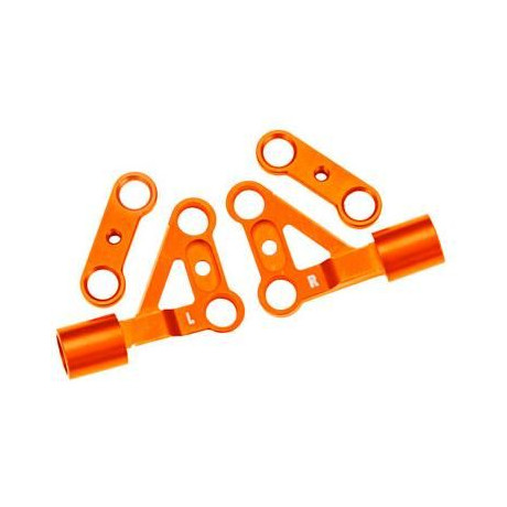 Traxxas rameno podvozku přední horní hliníkové oranžové (pár)