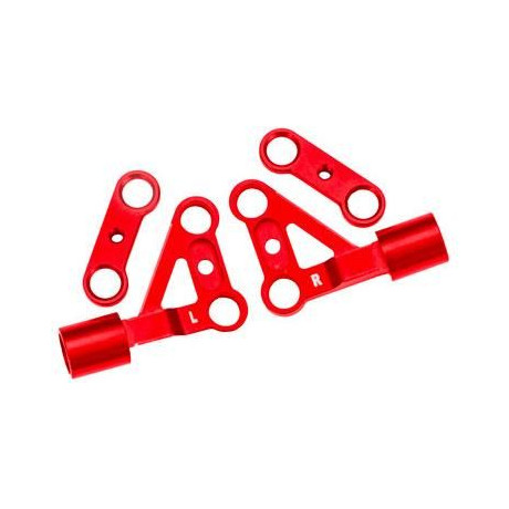Traxxas rameno podvozku přední horní hliníkové červené (pár)