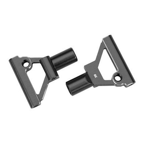 Traxxas rameno podvozku předni dolní hliníkové šedé (pár)