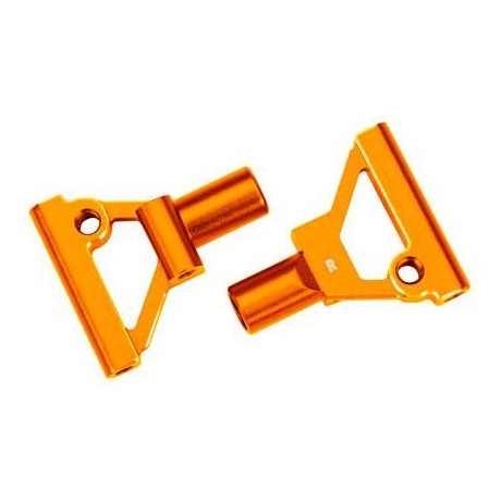 Traxxas rameno podvozku předni dolní hliníkové oranžové (pár)