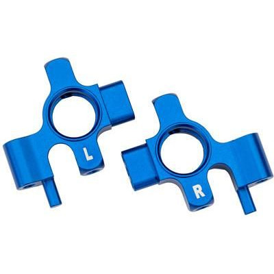 Traxxas těhlice přední hliníková modrá (pár)