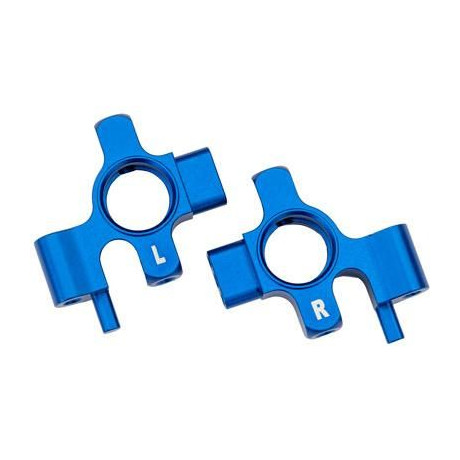 Traxxas těhlice přední hliníková modrá (pár)