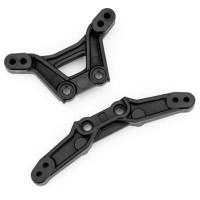 Pótalkatrész a Traxxas 4-Tec Drift Ford Mustang RC modellekhez: lengéscsillapító torony (elöl és hátul).