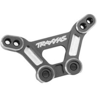 Cserealkatrész RC modellautókhoz Traxxas 4-Tec Drift Ford Mustang: lengéscsillapító torony elöl alumínium szürke.