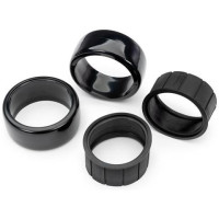 Alkatrész RC modell autókhoz Traxxas 4-Tec Drift Ford Mustang 1:10 RTR: gumiabroncsok 1.9" drift hard hátul (2 db)