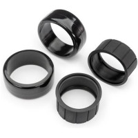 Alkatrész RC modell autókhoz Traxxas 4-Tec Drift Ford Mustang 1:10 RTR: gumiabroncsok 1.9" drift soft hátsó (2 db)