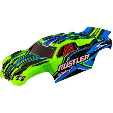 Traxxas karosérie Rustler bezsponková zelená