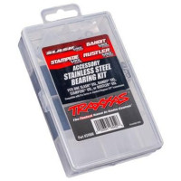 Traxxas rozsdamentes acél golyóscsapágy készlet 2WD modellekhez Slash VXL, Bandit VXL, Stampede VXL, Rustler VXL. Cserélje ki modelljének csapágyait eredeti újakra ezzel a cserekészlettel. A csapágykészletet egy praktikus dobozba csomagoljuk, amely rekeszekkel és címkével van ellátva a könnyű azonosítás érdekében.
