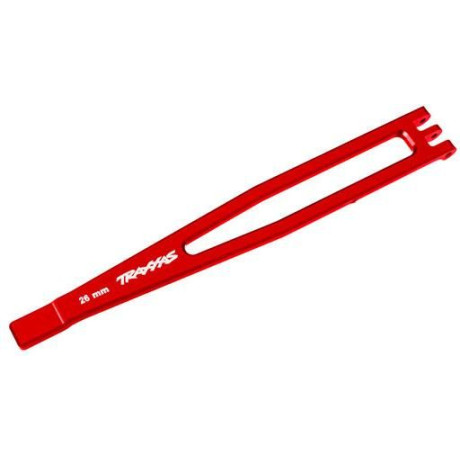 Traxxas držák baterie hliníkový červený