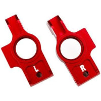 Pótalkatrész Traxxas 4-Tec RC modellekhez: hátsó alumínium hátsó súly piros (pár).