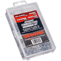Traxxas csavarkészlet 2WD VXL modellekhez Slash, Bandit, Stampede, Rustler. Cserélje ki a modelljén lévő csavarokat újakra ezzel a fekete imbuszcsavarokból álló cserekészlettel. A csavarkészletet egy praktikus dobozba csomagolták, amely rekeszekkel és címkével van ellátva a könnyű azonosítás érdekében. 