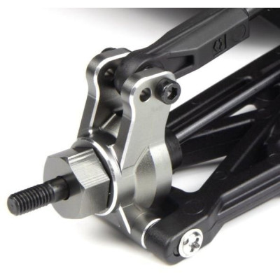 Hliníkové 14mm unašeče kol, šedá (4 ks)