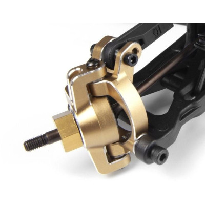 Hliníkové přední těhlice, zlatá (L + P)