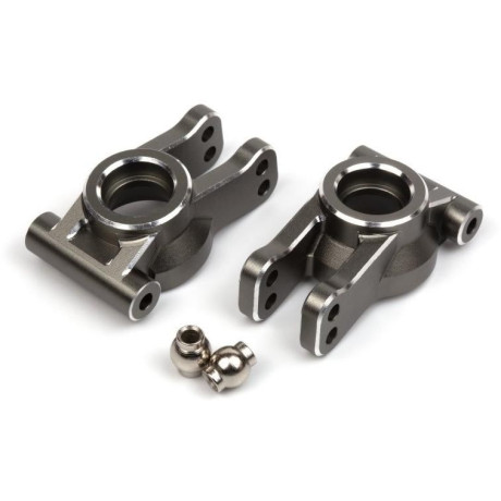 Hliníkové zadní těhlice, šedá (2 ks)