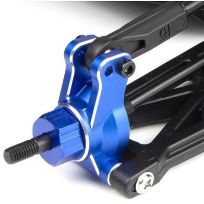 Hliníkové zadní těhlice, modrá (2 ks)