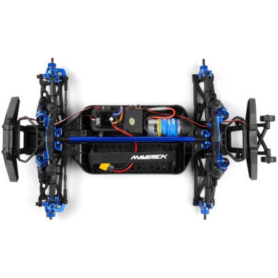 Hliníkové zadní těhlice, modrá (2 ks)