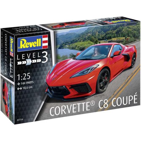 Plastic ModelKit auto 07714 - Corvette C8 Coupé (1:25)