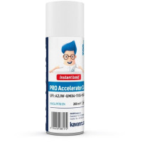 High-end aktivátor (gyorsító) pillanatragasztókhoz. 200 ml-es szórófejes kiszerelés.