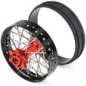 Pro-Line disk zadní Pro-Spec V2 Bead, hliník, černý/červený: PM-MX