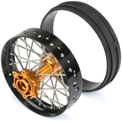 Pro-Line disk zadní Pro-Spec V2 Bead, hliník, černý/zlatý: PM-MX